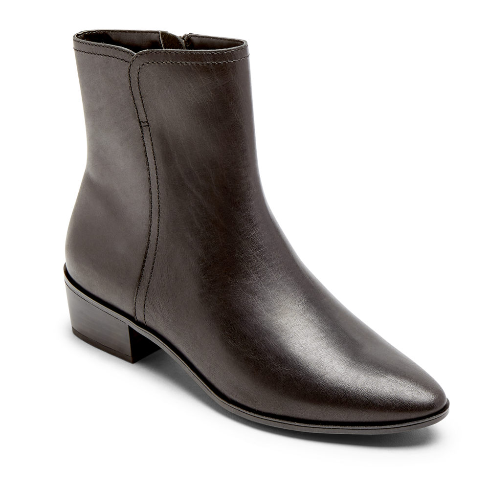 Rockport Støvler Dame Svart - Geovana Mid - NILS69803